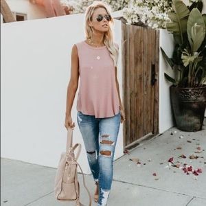 VICI Embarcadero Knit Tank Muave